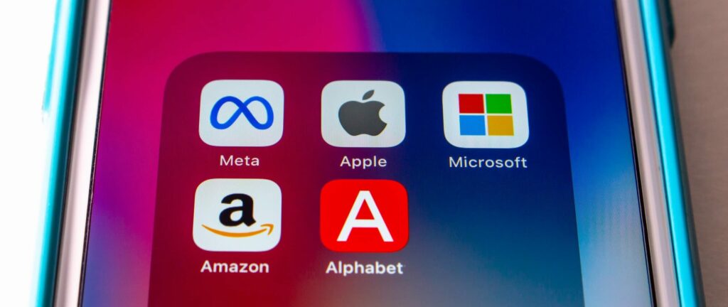5 largest US tech giants