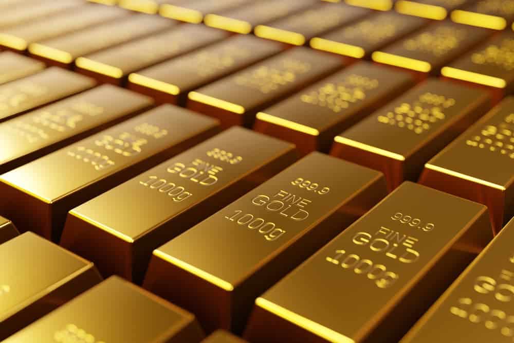 Gold bullion bars