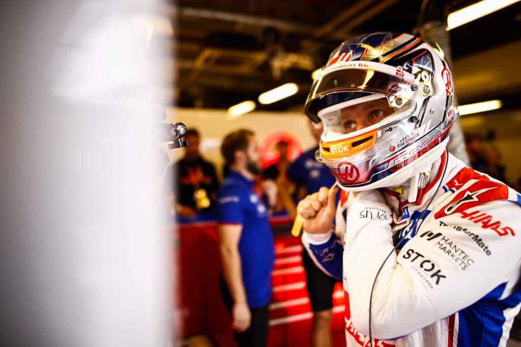 Haas F1 driver