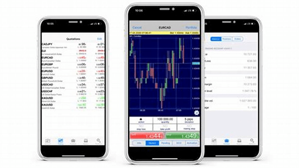 install the MT4 app for mobile phones