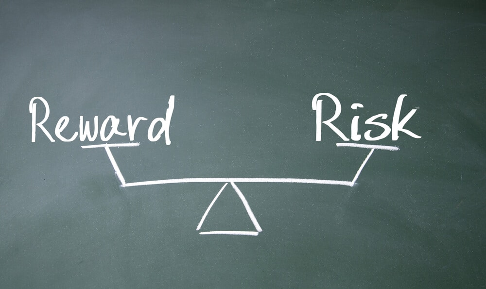 reward and risk balance sign