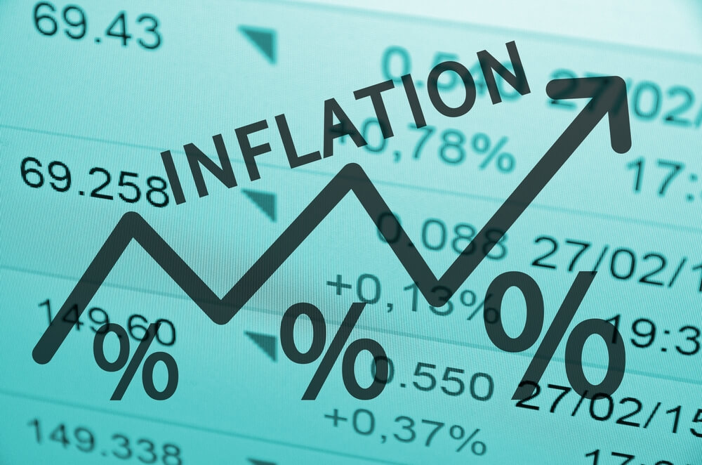 Word Inflation on up trend arrow