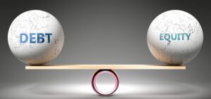 Debt and equity in balance - gearing ratio explanation