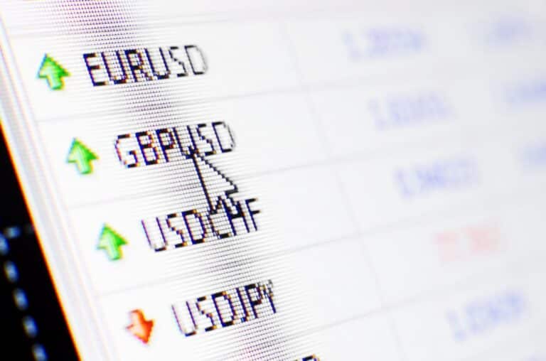 Currency exchange rate for forex market